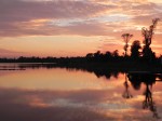 Sunset over Lake Pierce, Cherry Pocket Fish Camp!